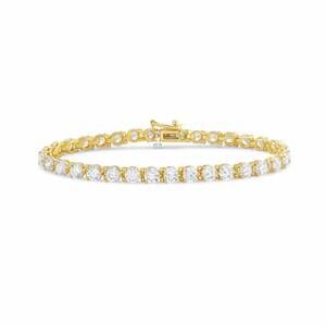 NEW DIANA M JEWELS women's round lab-grown diamond tennis bracelet (1.00 ct) - d